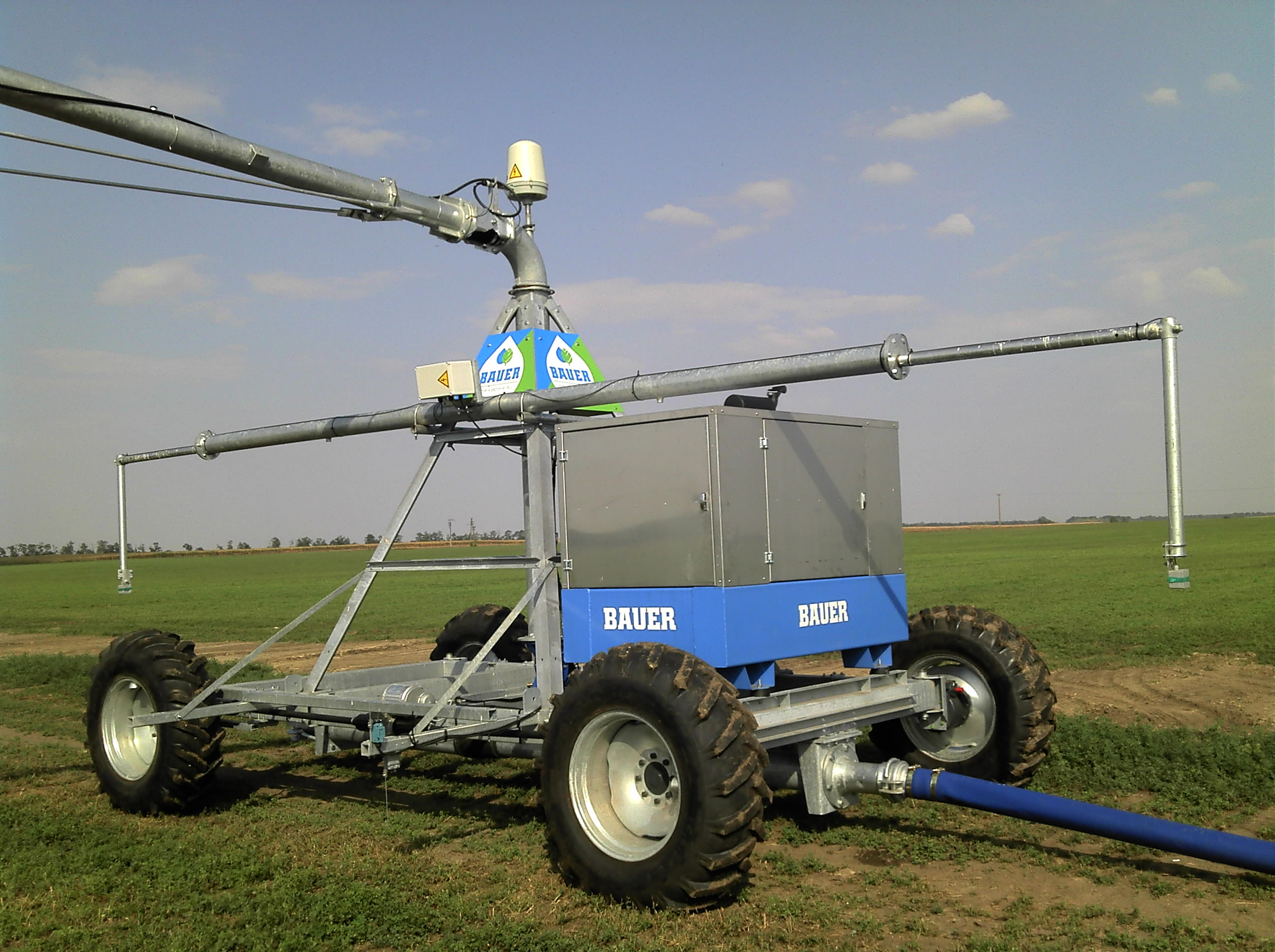 Estructura de riego mecanizado