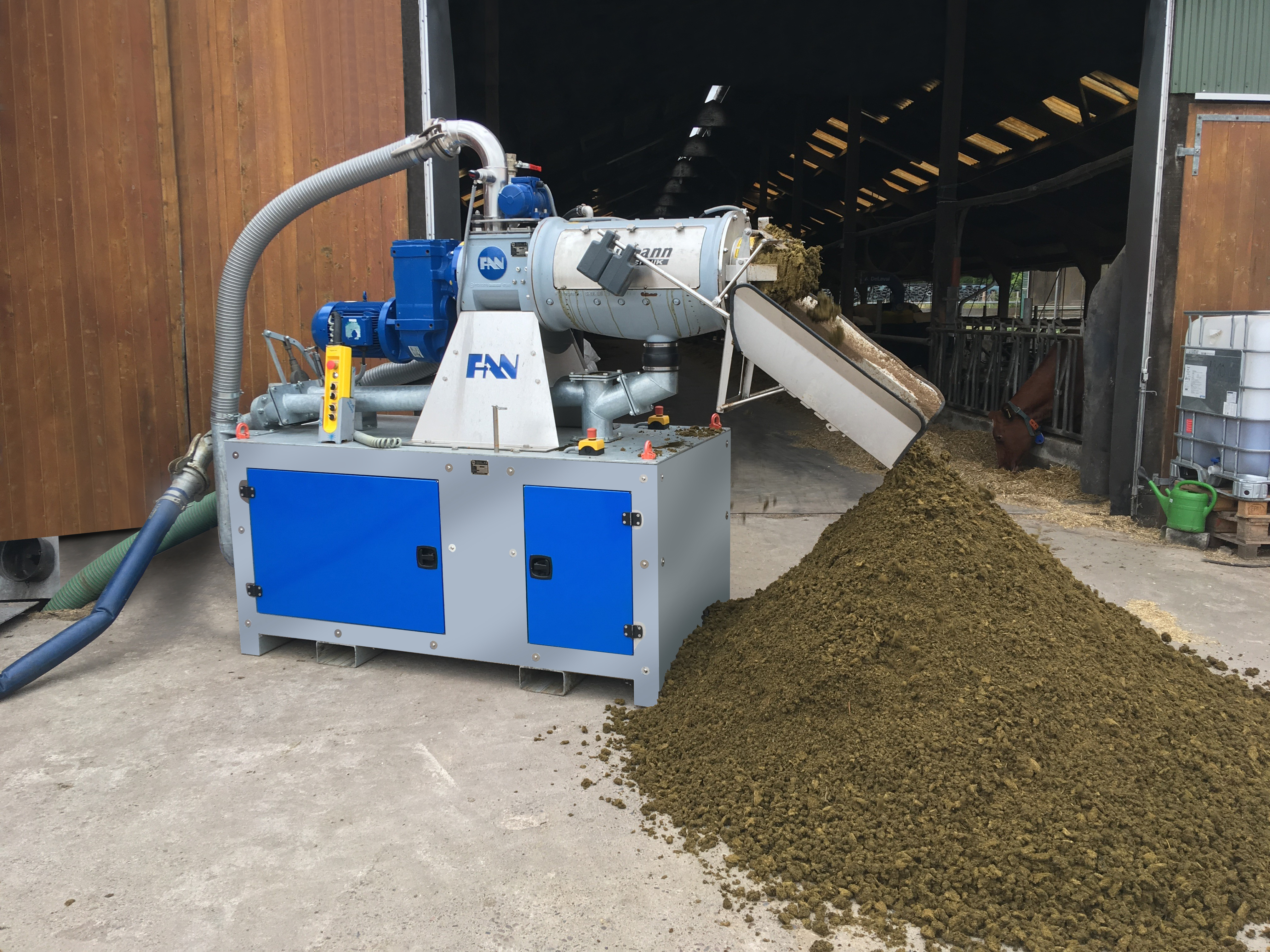 Equipo de separacion en operacion